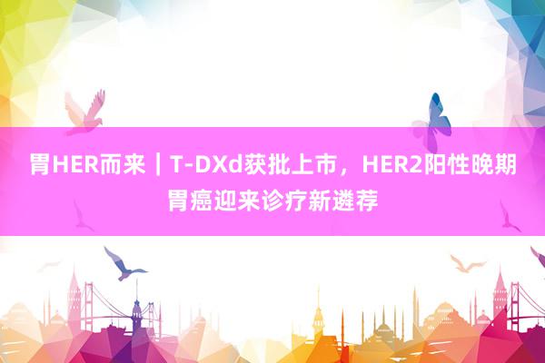 胃HER而来｜T-DXd获批上市，HER2阳性晚期胃癌迎来诊疗新遴荐